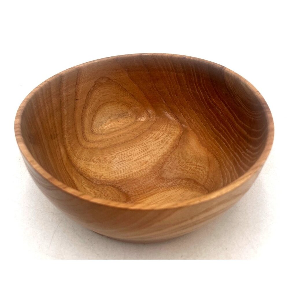 Handcrafted Red Elm Wooden Bowl By Ron Larson Litchfield MN 2012